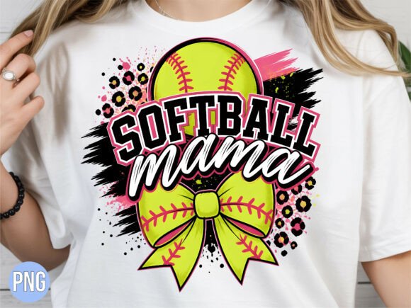 Elevate Your Game Day Style with the Softball Mama Leopard Bow Design