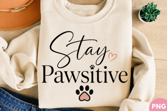 Stay Pawsitive: Minimal Dog Lover PNG Guide