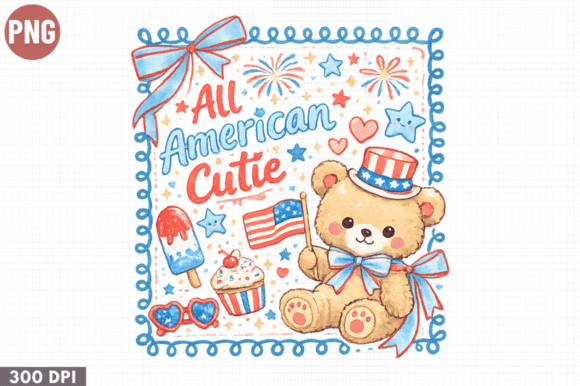 Strategic Design Application: Leveraging the All American Cutie Teddy PNG for Brand Growth