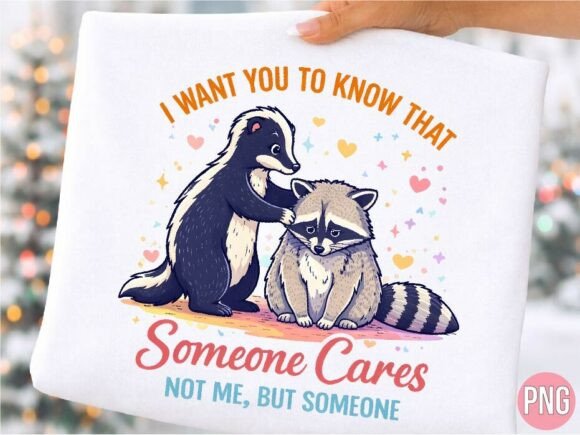 Unlocking Creativity with High-Quality Digital Designs: A Guide to the Cute Someone Cares Raccoon Skunk PNG