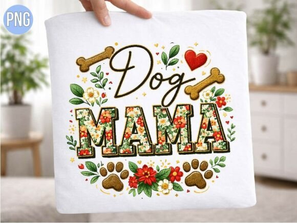Why the Dog Mama Floral Paw Print Shirt PNG Is a Must-Have for Creators